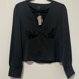 J Crew long sleeved stain blouse